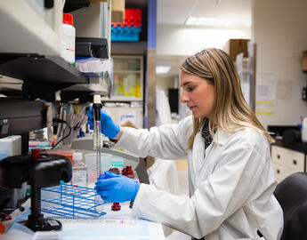 researcher in lab