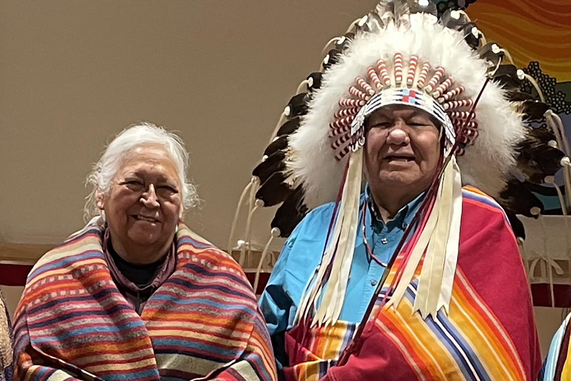Elders Reg and Rose Crowshoe committed to Blackfoot culture and reconciliation