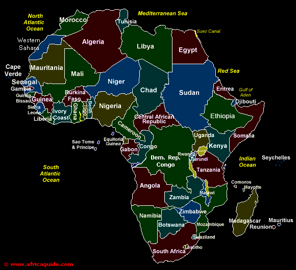 Map of Africa - Africa Map